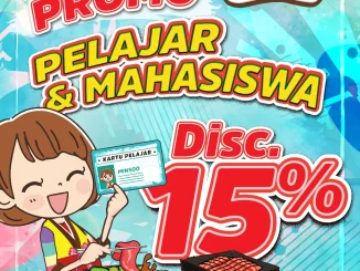Promo SOGOGI Diskon 15% Khusus Pelajar & Mahasiswa*