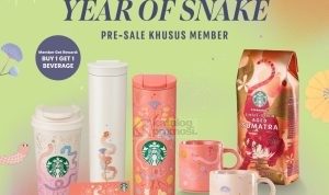 Promo Starbucks Pre-Sale Merchandise Spesial Year of Snake