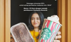 Promo STARBUCKS TASTY TUESDAY DISKON 50% untuk Minuman