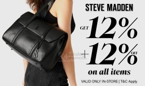 Promo STEVE MADDEN 12.12 Get 12% + 12% Off On All Items*