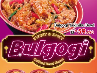 Promo Sukiya Bulgogi Yakiniku mulai dari Rp52.727