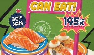 Promo SUSHI GO! ALL YOU CAN EAT SUSHI hanya Rp. 195K++