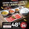 Promo Yakiniku Like Spesial Boga App! 2 Karubi Set cuma Rp. 48Ribuan per set