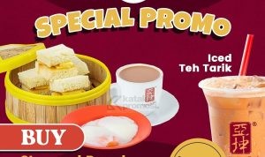 Promo YA KUN KAYA TOAST BUY 1 GET 1 FREE Iced teh Tarik*