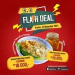 Promo Yamie Panda Flash Deal 12.12 - Paket Yamie Asin Pangsit Rebus + Minuman cuma Rp. 18.000,-