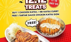 Promo Go! Go! Curry 12.12 Treats Gratis Tartar Sauce Chicken Katsu Don