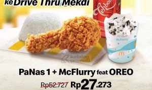 Promo McDonald’s Menu Rahasia Drive Thru PaNas 1 + McFlurry Cuma Rp27 Ribuan!