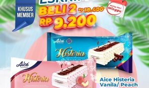 Promo Indomaret Eskrim Day Beli 2 Aice Histeria cuma Rp. 9.200