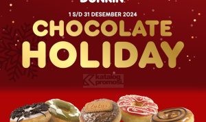 Promo Dunkin’ Donuts Chococlate Holiday – Harga Paket mulai dari Rp. 70.000*