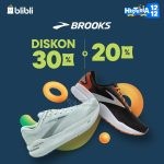 Brooks di Blibli Histeria 12.12 Diskon hingga 30%