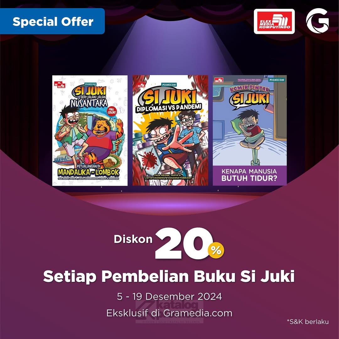 Buku 'Si Juki' Special Offer di Gramedia.com