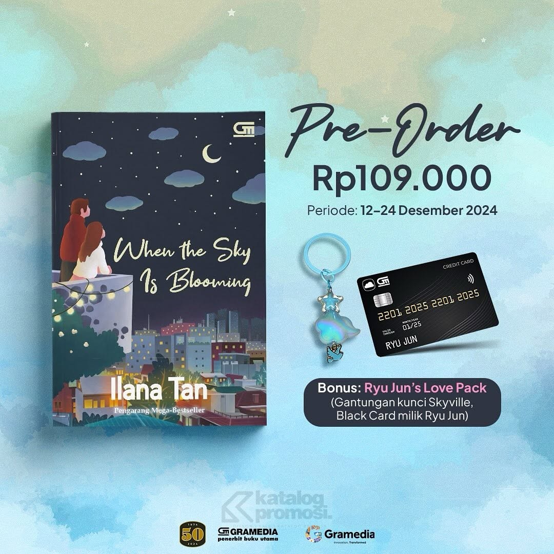 Buku 'When the Sky is Blooming' Special Pre Order di Gramedia  