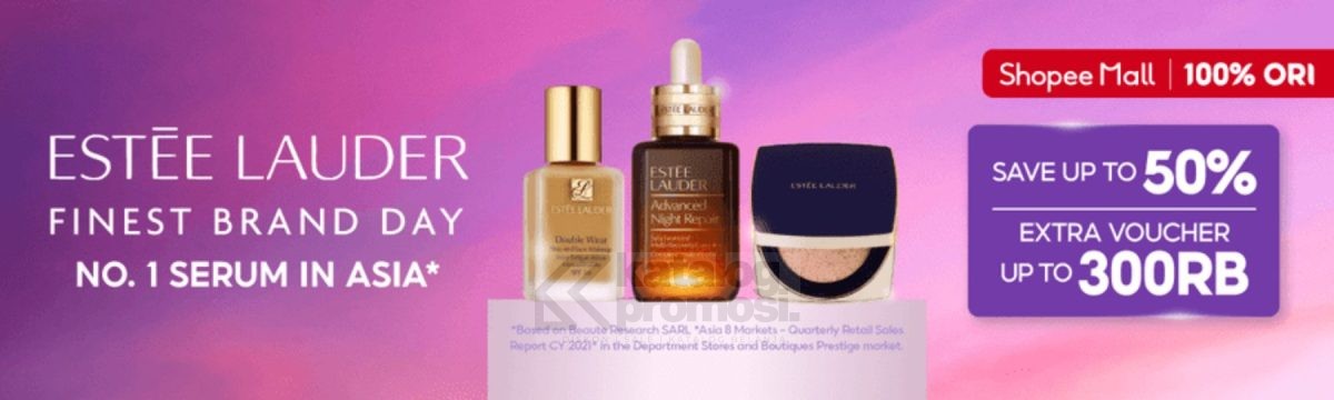 Estee Lauder Finest Brand Day di Shopee Hemat hingga 50%