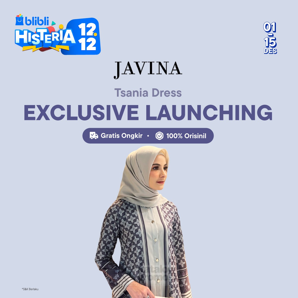 Javina Tsania Dress Exclusive Launching di Blibli 