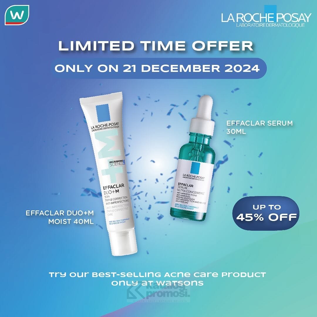 La Roche Posay Promo Spesial Produk Acne Care di Watsons 