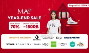 MAP YEAR-END SALE di Shopee Mall - dapatkan Diskon dan Ekstra Voucher!