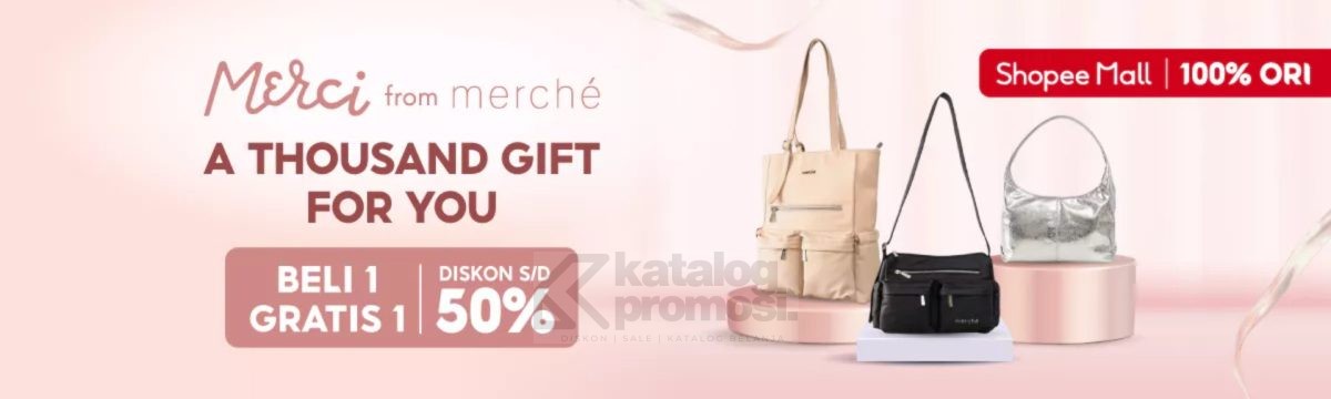 Merci from Merche BELI 1 GRATIS 1 di Shopee Mall 