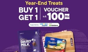 Mondelez Year End Treats di Blibli - BELI 1 GRATIS 1!