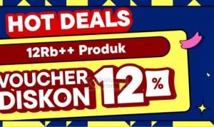 PROMO PUNCAK Blibli Histeria 12.12 - dapatkan Voucher Diskon 12%