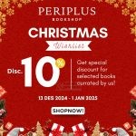 Periplus Christmas Wishlist - dapatkan DISKON 10% untuk Buku-Buku Pilihan!