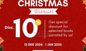 Periplus Christmas Wishlist - dapatkan DISKON 10% untuk Buku-Buku Pilihan!