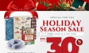 Periplus HOLIDAY SEASON SALE! Diskon hingga 30%