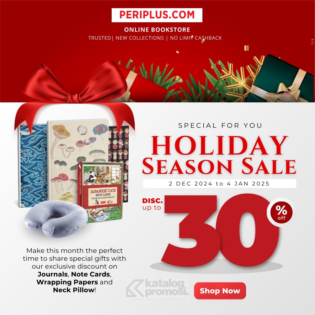 Periplus HOLIDAY SEASON SALE! Diskon hingga 30% 