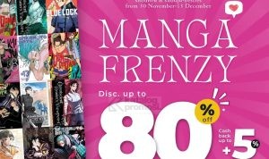 Periplus MANGA FRENZY! Diskon hingga 80%