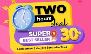 Periplus TWO-HOURS DEAL! Super Best Seller Diskon 30%