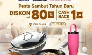 Pesta Sambut Tahun Baru di Blibli Diskon hingga 80%