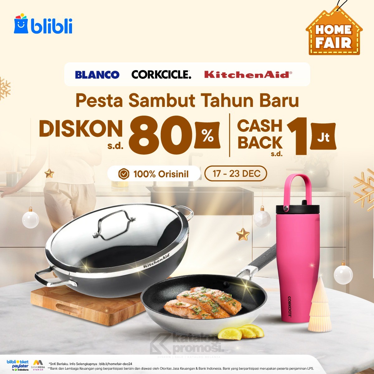 Pesta Sambut Tahun Baru di Blibli Diskon hingga 80% 1