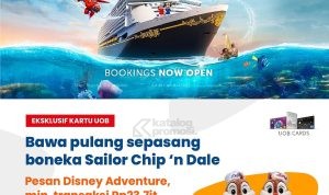 Promo Eksklusif Kartu UOB di Klook Travel - Pesan Disney Adventure dan Bawa Pulang Boneka Sailor Chip 'n Dale