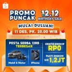 Promo Puncak Shopee 12.12 Birthday Sale MULAI DULUAN 11 DES!