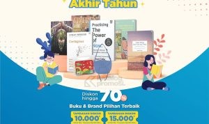 Teman Membaca Akhir Tahun di Gramedia Diskon hingga 70%