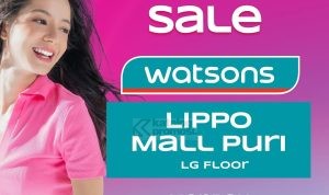 Watsons Store Opening di Lippo Mall Puri