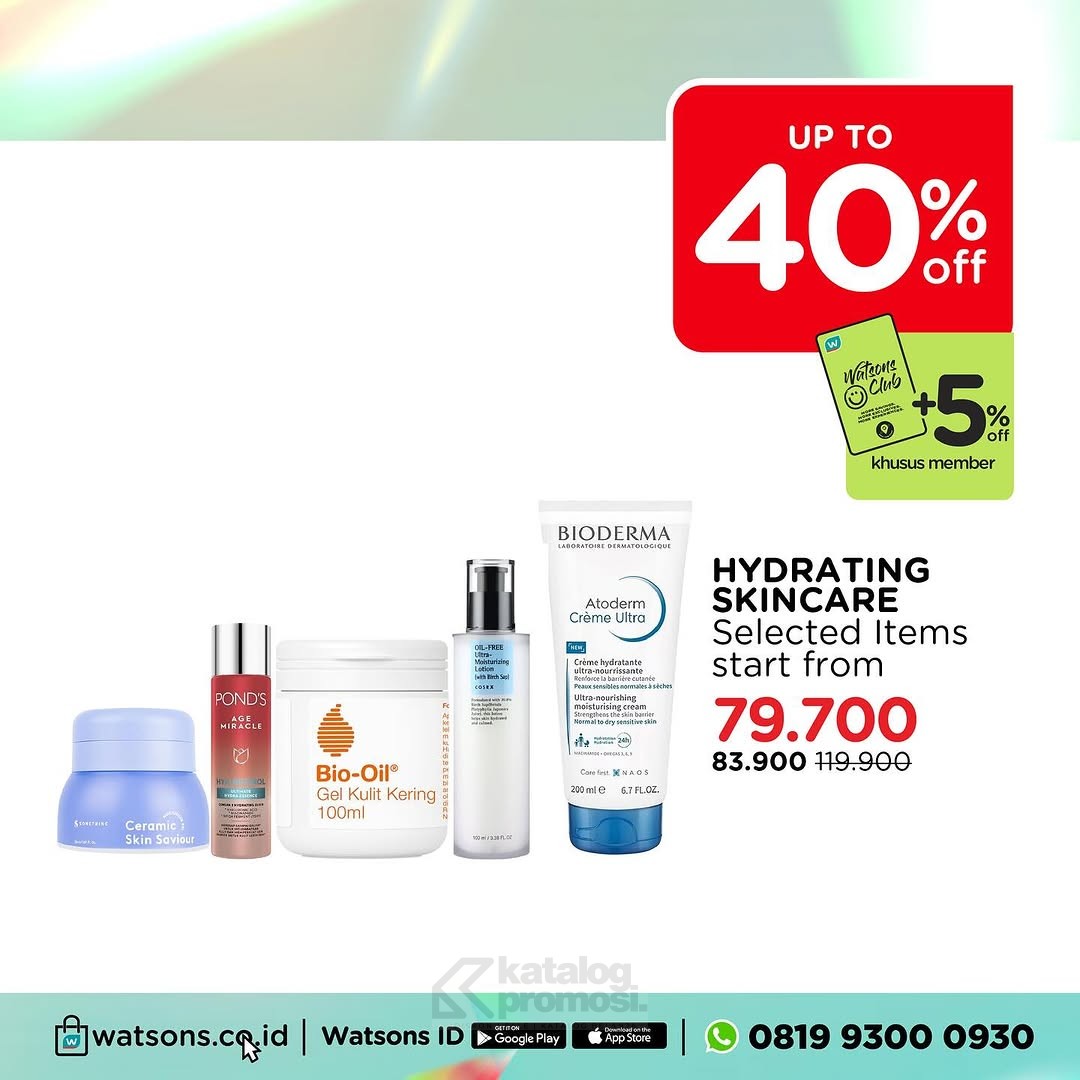 Watsons WEEKEND SPECIAL DEALS! Diskon hingga 60%