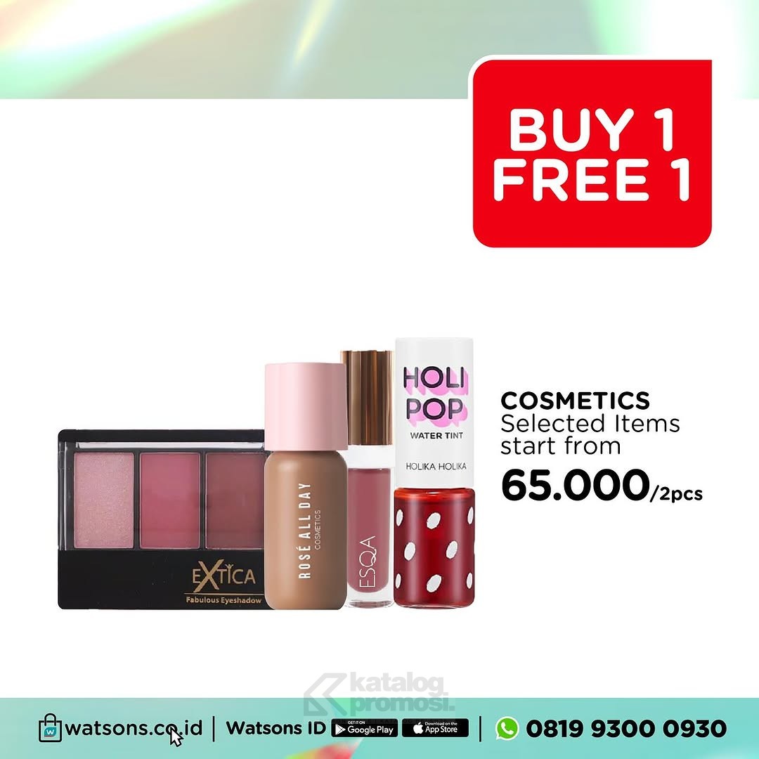 Watsons WEEKEND SPECIAL DEALS! Diskon hingga 60%