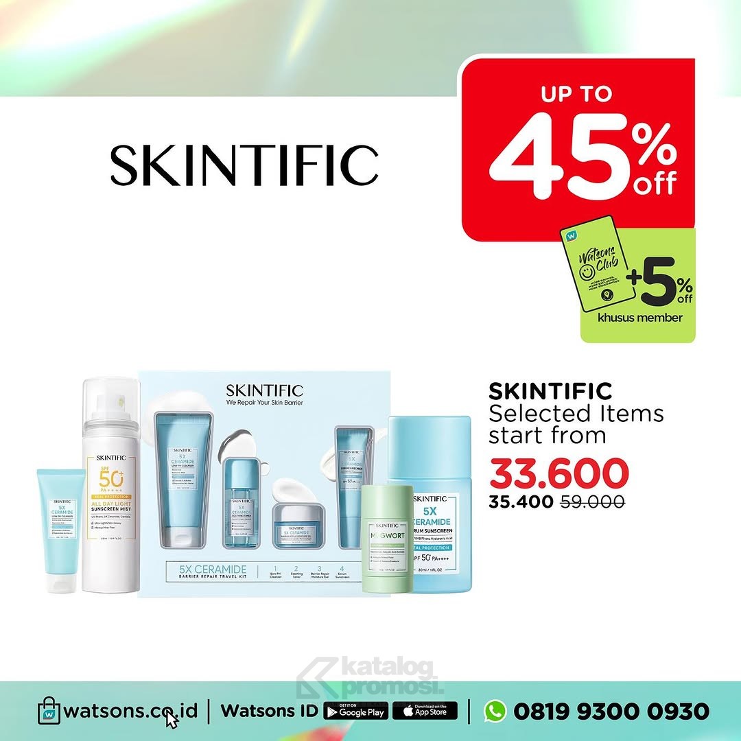 Watsons WEEKEND SPECIAL DEALS! Diskon hingga 60%