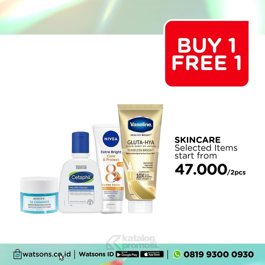 Watsons WEEKEND SPECIAL DEALS! Diskon hingga 60%