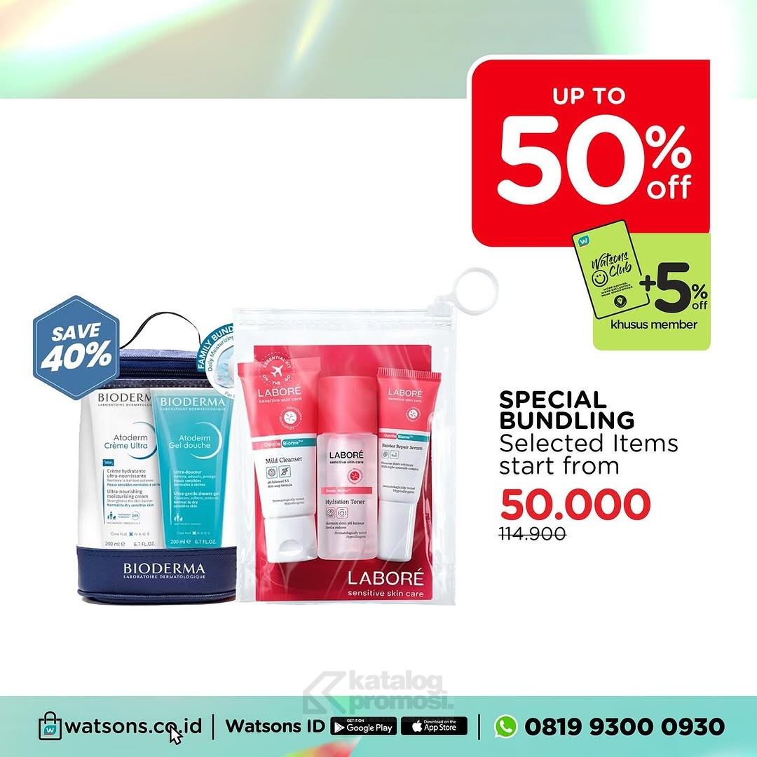 Watsons WEEKEND SPECIAL DEALS! Diskon hingga 60%