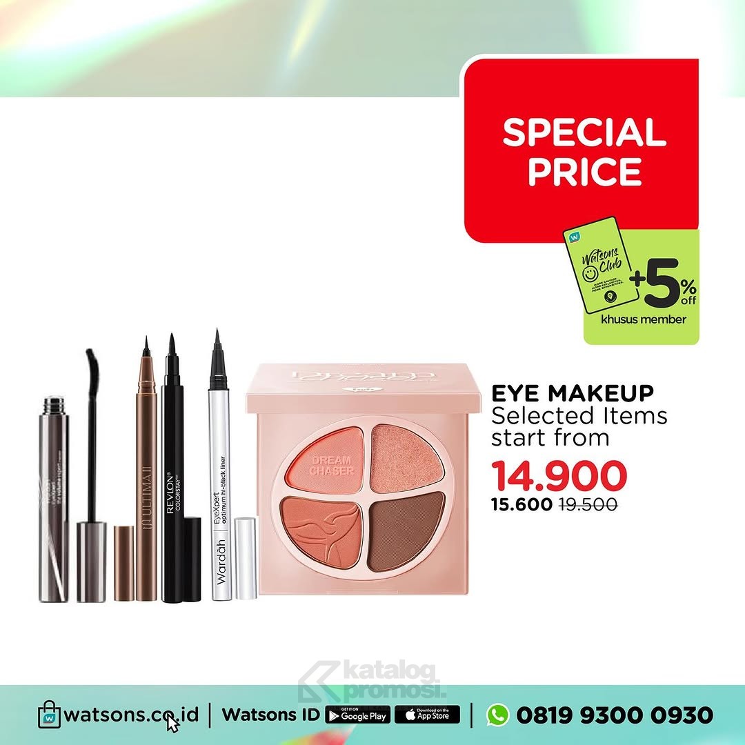 Watsons WEEKEND SPECIAL DEALS! Diskon hingga 60%