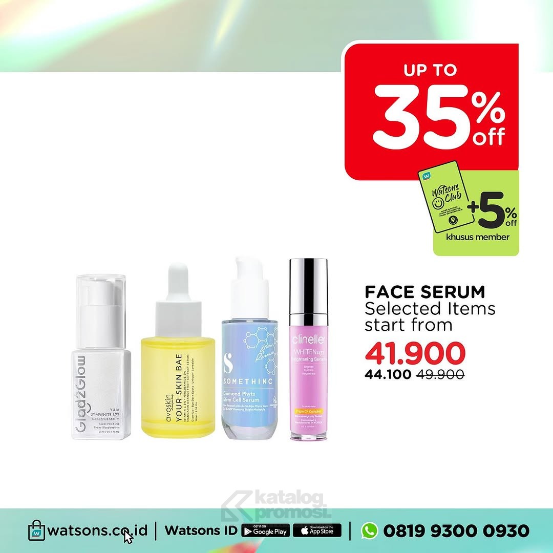 Watsons WEEKEND SPECIAL DEALS! Diskon hingga 60%