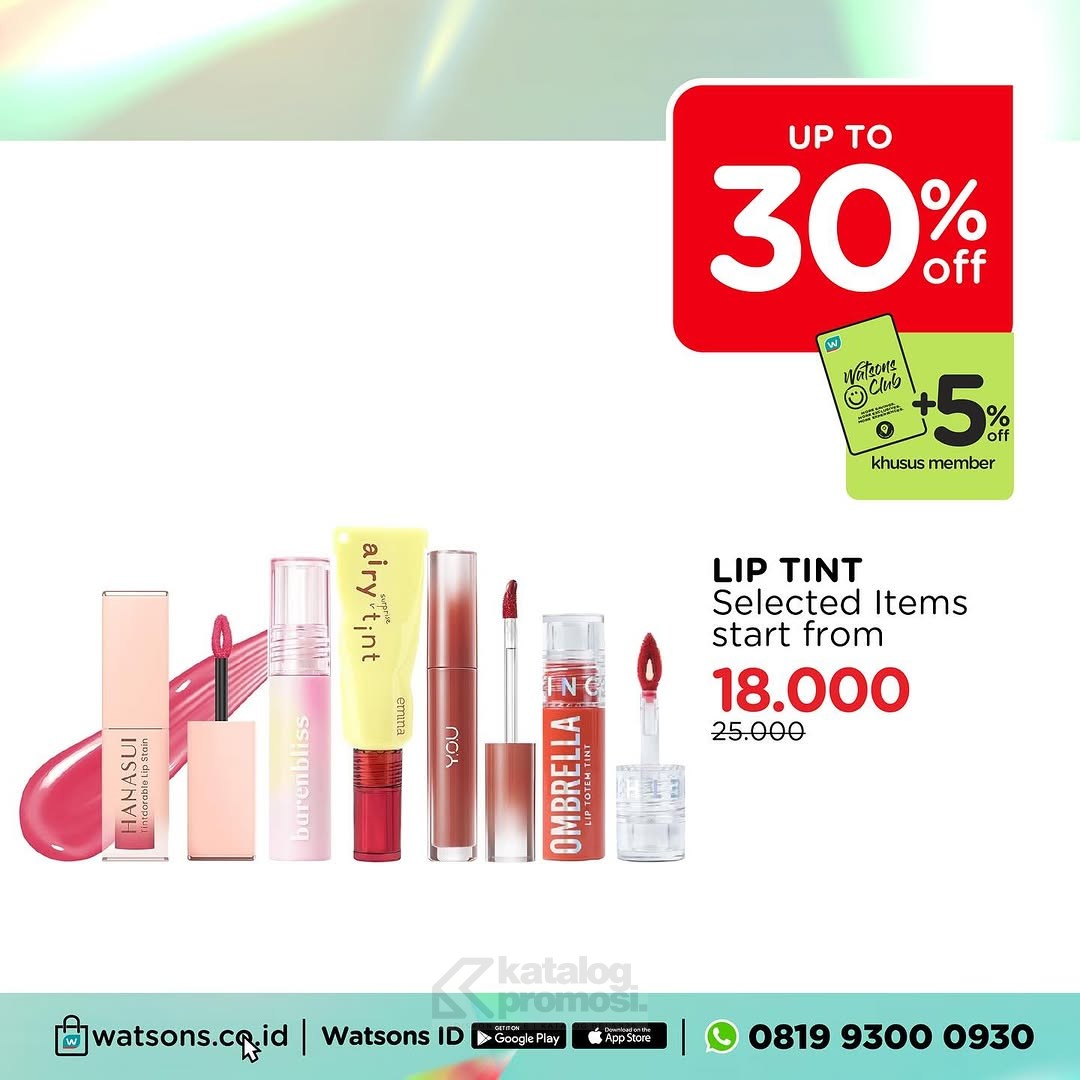 Watsons WEEKEND SPECIAL DEALS! Diskon hingga 60%