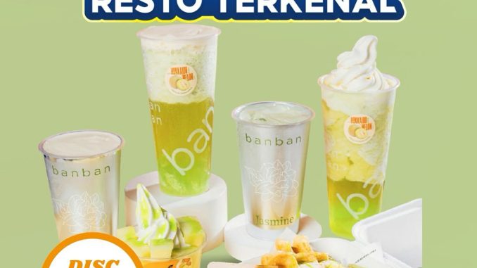 Promo Ban Ban Tea ShopeeFood Super Resto Diskon 25%