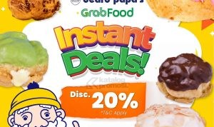 Promo Beard Papa’s GrabFood Instant Deals! Dapatkan Diskon 20%