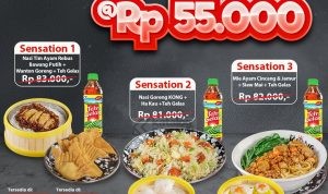 Promo Delivery Big Kong Dimsum Paket Sensation hanya Rp. 55.000