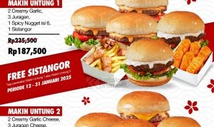 Promo Burger Bangor GoFood Borong Sale! Paket Makin Untung mulai Rp. 187.500