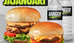 Promo Burger Bangor GoFood Jajanuari - Paket Hemat untuk Berdua cuma Rp. 72.000