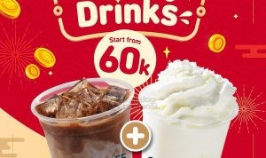 Promo CGV LUCKY DRINKS - PAKET 2 MINUMAN mulai Rp. 60RIBU