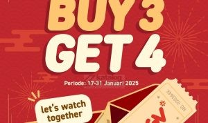 Promo CGV CINEMA SPESIAL IMLEK - BELI 3 DAPAT 4 TIKET NONTON*